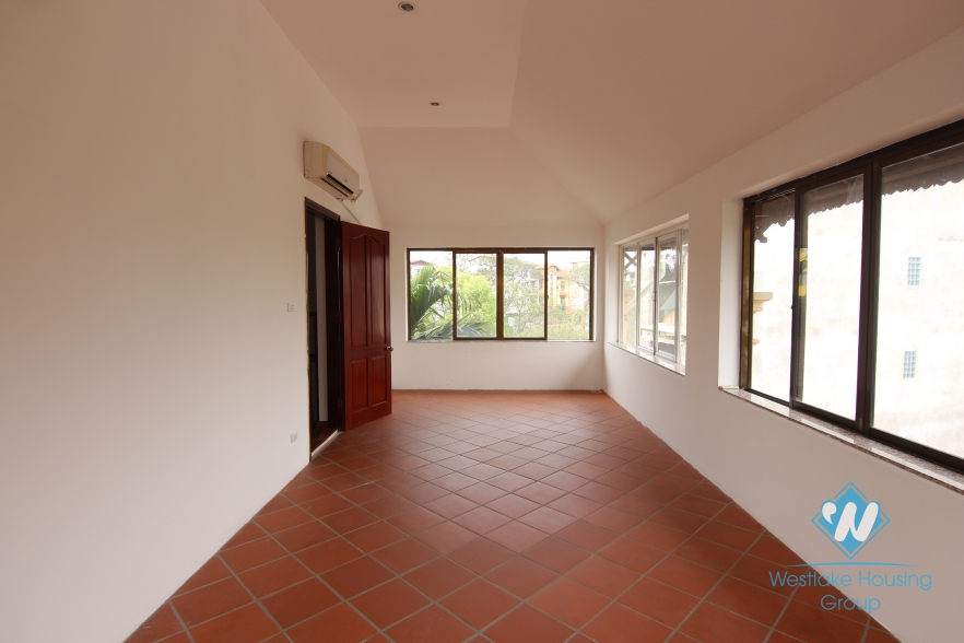 Swiming pool yard villa for rent on To Ngoc Van, Tay Ho, Hanoi